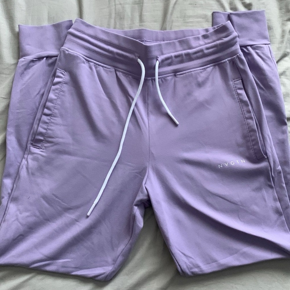 NVGTN Lilac Lavender Purple Cute Feminine Joggers with Pockets